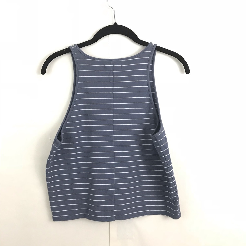 Madewell offline tank top in blue Huxley stripes - Picture 3 of 3
